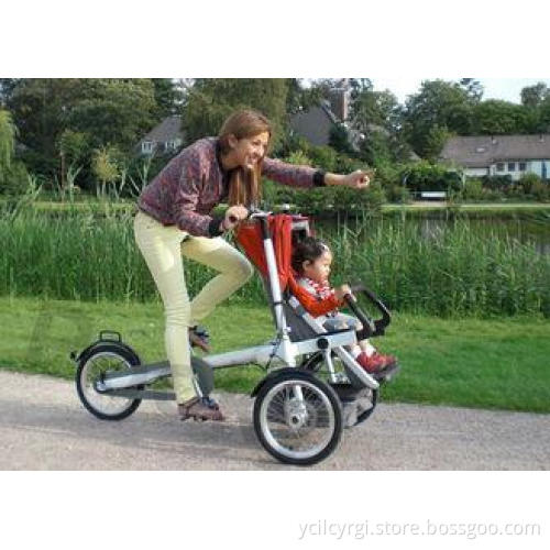 Portable Folding Tricycle Stroller Bike Quick , Baby Buggy